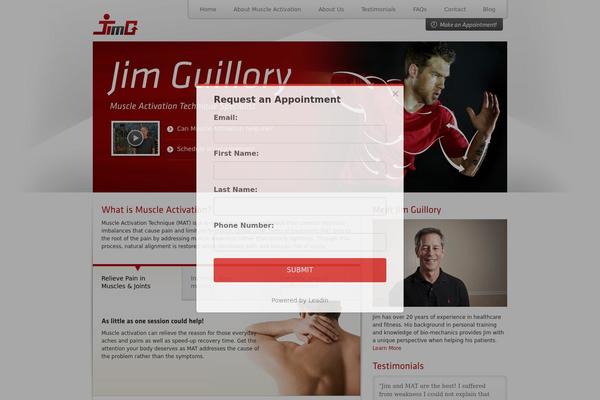 Simplefolio theme site design template sample