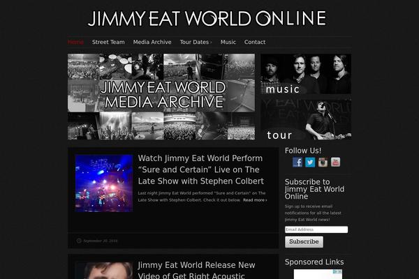 Site using GigPress plugin
