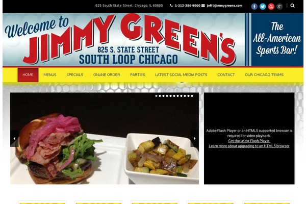 jimmygreens.com site used Tech