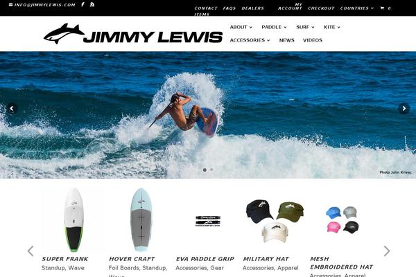 jimmylewis.com site used Divi