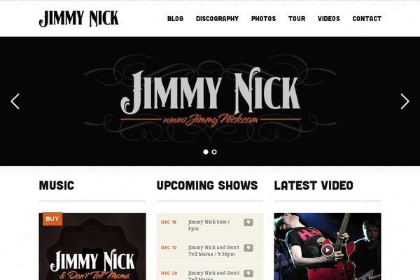 Soundstage theme site design template sample