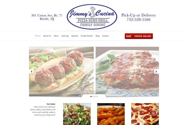 Evolution theme site design template sample