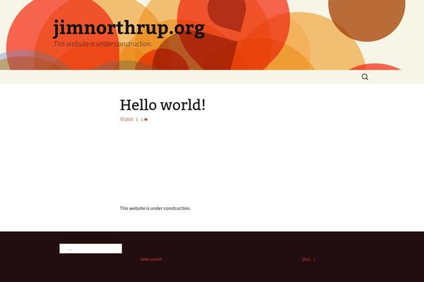 Twenty Thirteen theme site design template sample