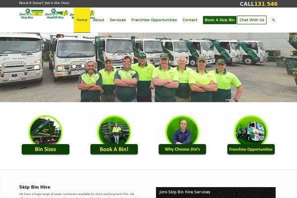 Enfold theme site design template sample