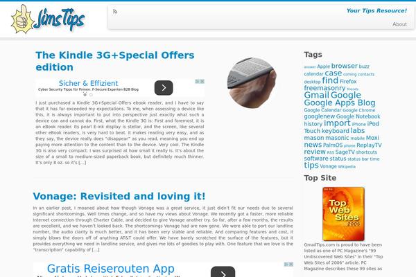 Customizr theme site design template sample