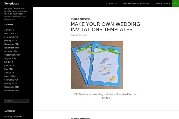 Fasthink theme site design template sample