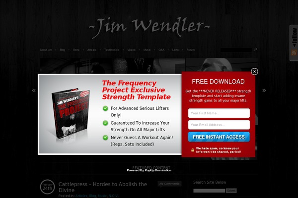 dark-atlantica theme websites examples