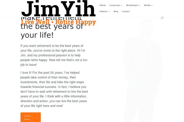Divi-space-child theme site design template sample