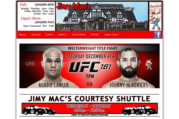 jimymacspub.com site used Divi-child-theme