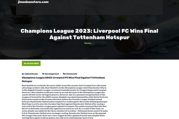 Hantus theme site design template sample