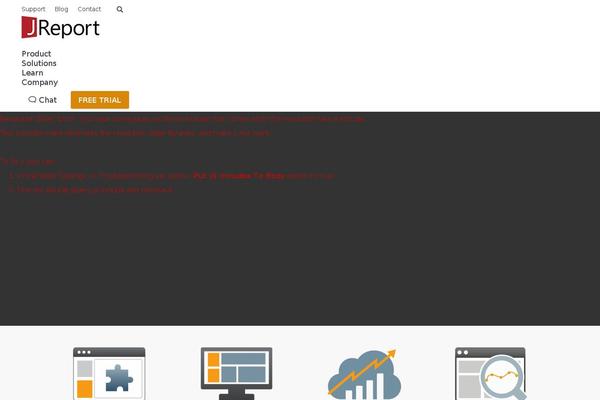 Jetreports theme site design template sample