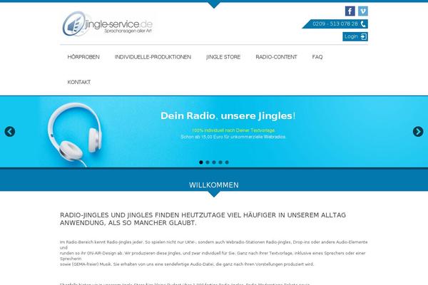 Site using Wonderplugin-audio plugin