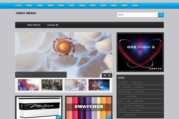 jingv.cn site used Flexormagazine