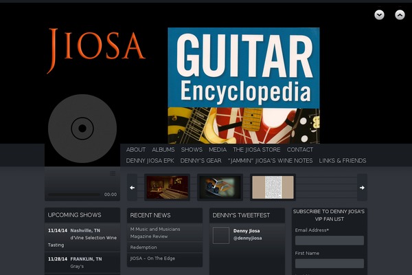 Soundcheck theme site design template sample