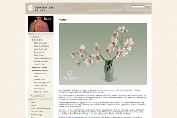 Default theme site design template sample