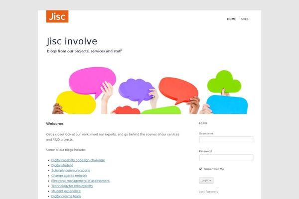 jiscinvolve.org site used Twentytwenty-child