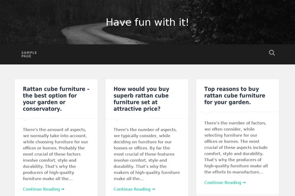 Baskerville theme site design template sample