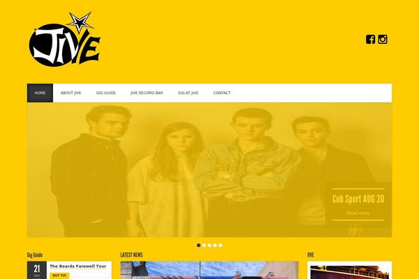 Acoustic theme site design template sample