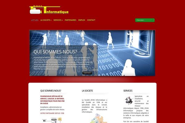 TheProfessional theme site design template sample