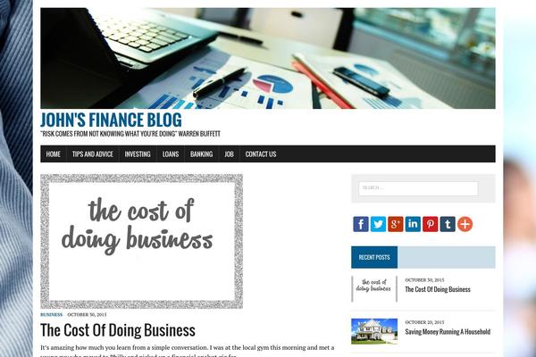 MH Newsdesk lite theme site design template sample