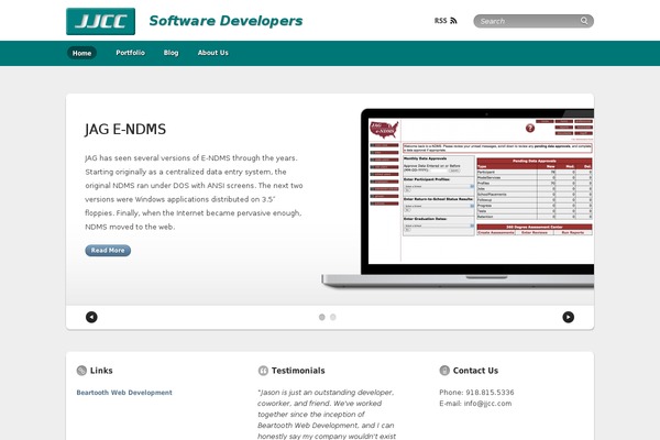 jjcc.com site used Supercms