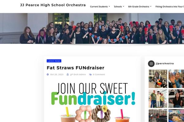 jjpearceorchestra.com site used Brightpress