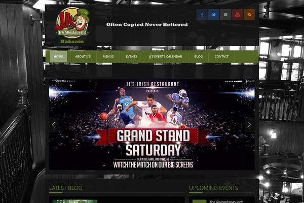 Maroonfrog theme site design template sample
