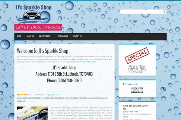 Duena theme site design template sample