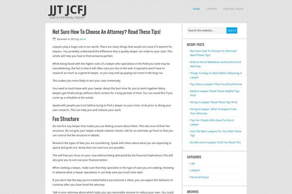 News theme site design template sample