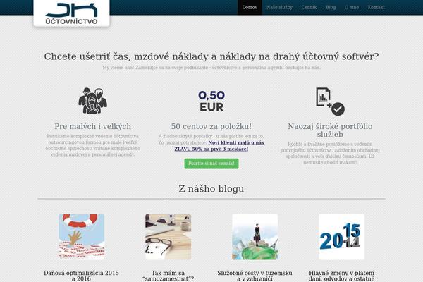 Financio theme site design template sample