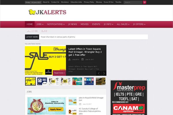 Ribbon Lite theme site design template sample