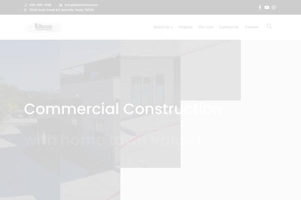 Bauer theme site design template sample