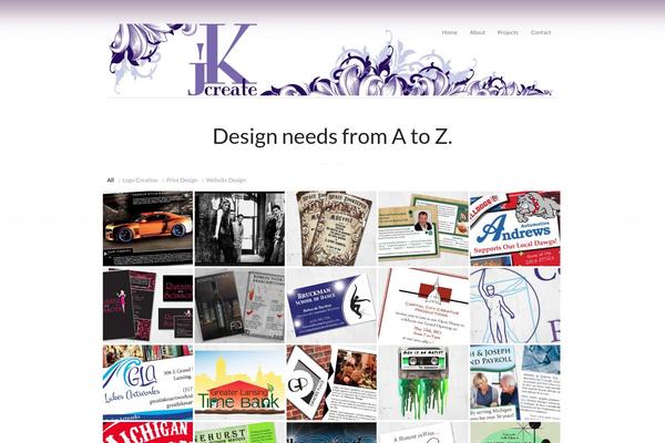 Aware theme site design template sample