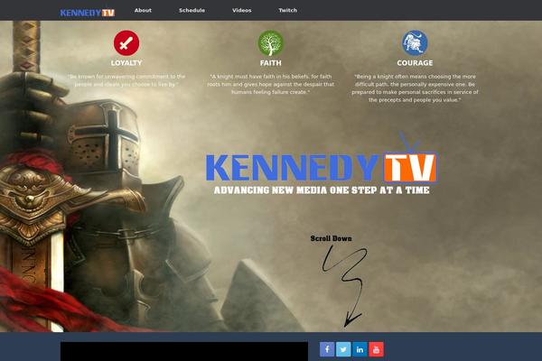 Vantage theme site design template sample