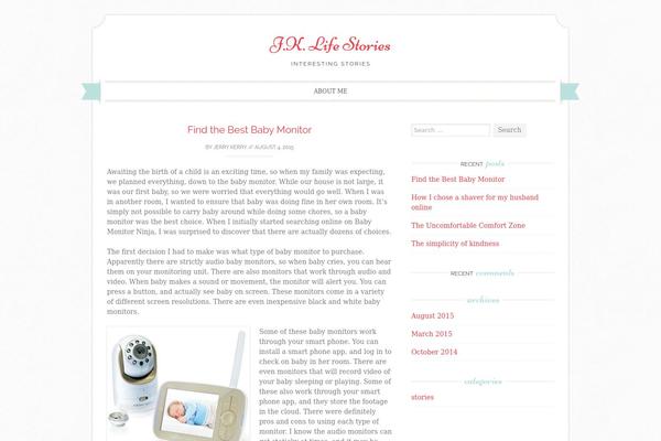 jklifestories.com site used Sugar and Spice