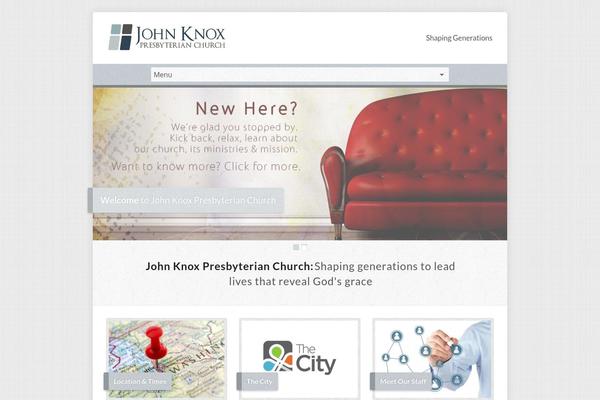 Risen theme site design template sample