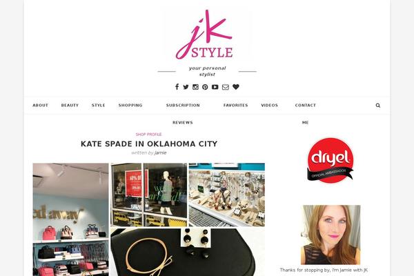Blossom Feminine theme site design template sample