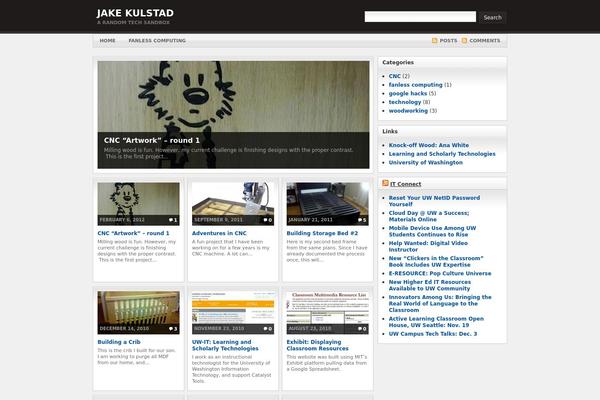 jkulstad.com site used Arras Theme