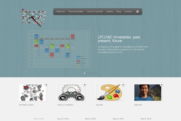 Feather theme site design template sample
