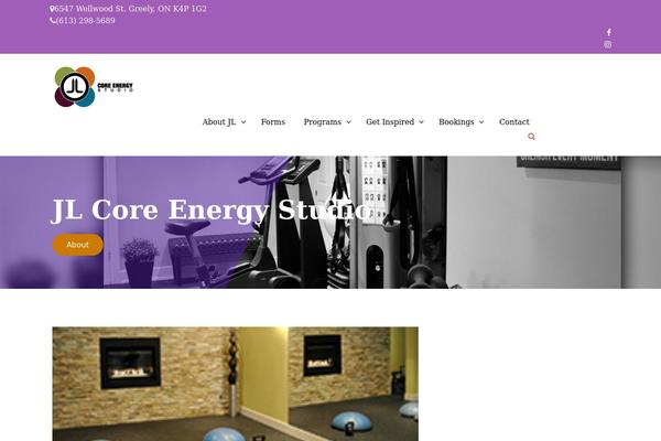 jlcore.ca site used Fitness-blog