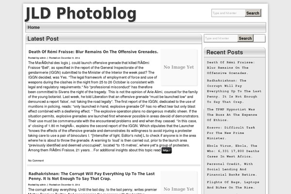 Artikler theme site design template sample