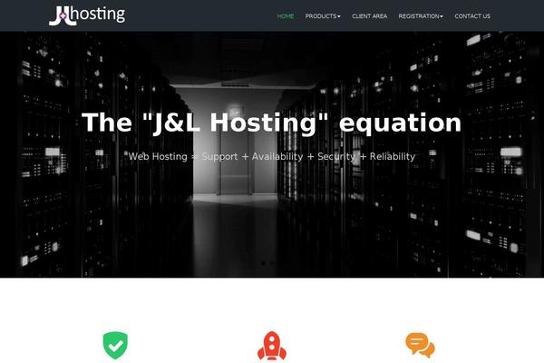 Flathost theme site design template sample