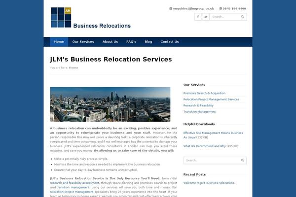 Backbone theme site design template sample