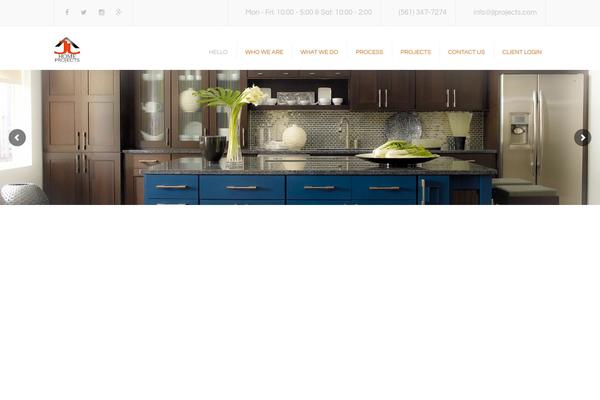 Constructo theme site design template sample
