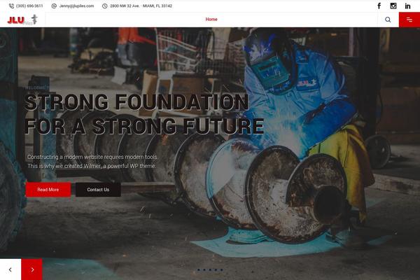 Wilmër theme site design template sample
