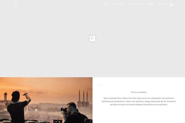 Grandportfolio theme site design template sample