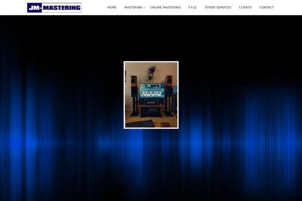 Parallax-one theme site design template sample