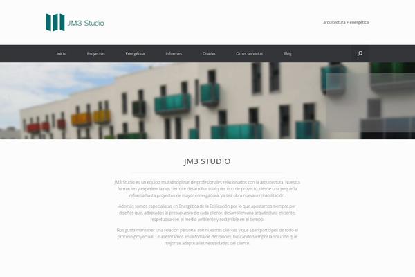 Vantage theme site design template sample