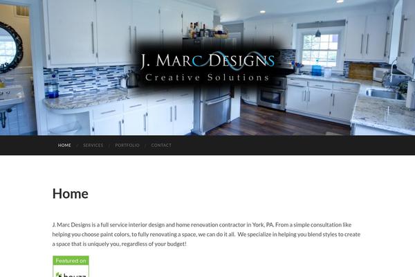 Hemingway theme site design template sample