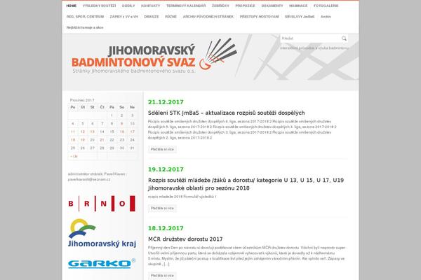 jmbadminton.cz site used Volt